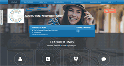 Desktop Screenshot of gustafsondental.com